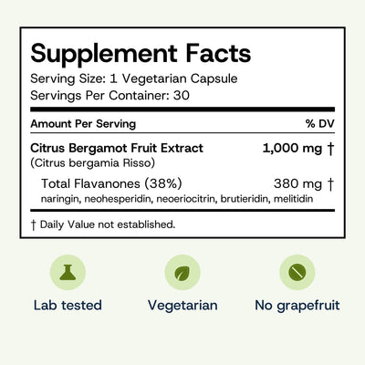 Enerra Citrus Bergamot Capsules Citrus Bergamot Capsules