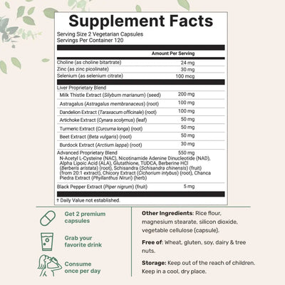 Enerra Liver+ Detox & Colon Cleanse Liver+ Detox & Colon Cleanse