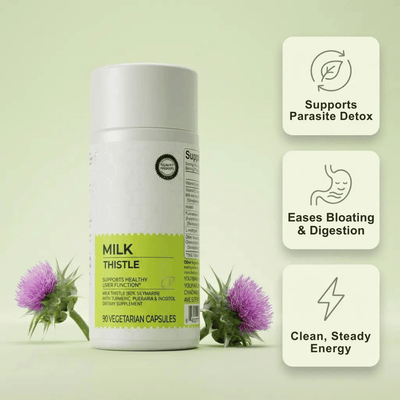Enerra Milk Thistle Parasite Detox 742832615094 Milk Thistle Parasite Detox